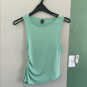 🍀ST PATTY’S DAY ALERT🍀 Wild Fable Green Checkered Tank Top